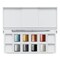 Winsor & Newton Cotman Watercolors - Pocket Set of 8, Metallic Colors, Half Pans